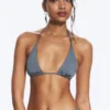 Strappy Triangle Bikini Top – Dusty Medium Blue Strappy Triangle Bikini Top – Dusty Medium Blue