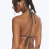 Strappy Triangle Bikini Top – Dusty Medium Blue Strappy Triangle Bikini Top – Dusty Medium Blue