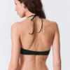 Strappy Wired Halter Bikini Top – Black Strappy Wired Halter Bikini Top – Black