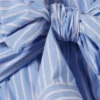 Striped Off-Shoulder Tie Front Shirt Top – Striped Blue & Pink Striped Off-Shoulder Tie Front Shirt Top – Striped Blue & Pink