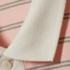 Striped Relaxed Fit Polo Shirt – Striped Pink Striped Relaxed Fit Polo Shirt – Striped Pink