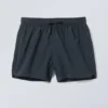 Structured Mid-Thigh Swim Shorts – Dark Blue Structured Mid-Thigh Swim Shorts – Dark Blue