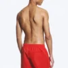 Structured Mid-Thigh Swim Shorts – Red Structured Mid-Thigh Swim Shorts – Red