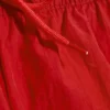 Structured Mid-Thigh Swim Shorts – Red Structured Mid-Thigh Swim Shorts – Red