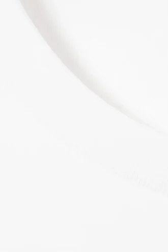 Structured Mini T-Shirt Dress – White
