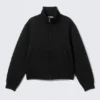 Structured Scuba Zip Jacket – Black Structured Scuba Zip Jacket – Black