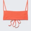 Structured Square Neck Bikini Top – Bright Red Structured Square Neck Bikini Top – Bright Red