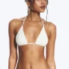 Structured Strappy Triangle Bikini Top – Light Beige Structured Strappy Triangle Bikini Top – Light Beige