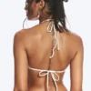 Structured Strappy Triangle Bikini Top – Light Beige Structured Strappy Triangle Bikini Top – Light Beige