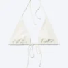 Structured Strappy Triangle Bikini Top – Light Beige Structured Strappy Triangle Bikini Top – Light Beige