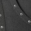 Stud Detailed Tank Top – Dark Grey – Studs Stud Detailed Tank Top – Dark Grey – Studs