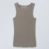 Stud Detailed Tank Top – Dusty Mole Stud Detailed Tank Top – Dusty Mole