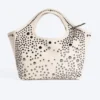 Studded Canvas Bag – Dusty Light Mole