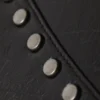 Studded Faux Leather Shoulder Bag – Black Studded Faux Leather Shoulder Bag – Black