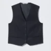 Suiting Waistcoat – Pinstriped Dark Blue Suiting Waistcoat – Pinstriped Dark Blue