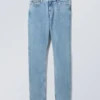 Sunday Mid Rise Slim Tapered Jeans – Cerulean Blue – Light Blue