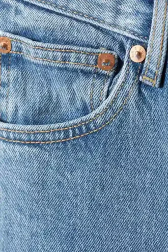 Sunday Mid Rise Slim Tapered Jeans – Cerulean Blue – Light Blue
