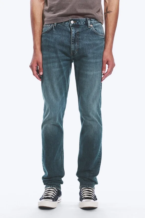 Sunday Mid Rise Slim Tapered Jeans – Thunder Blue – Medium Blue Sunday Mid Rise Slim Tapered Jeans – Thunder Blue – Medium Blue