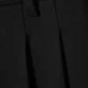 Super Wide Pleated Suiting Trousers – Black Super Wide Pleated Suiting Trousers – Black