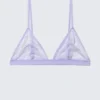 Swirly Lace Triangle Bra – Light Lilac Swirly Lace Triangle Bra – Light Lilac