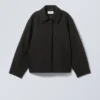 Tana Wool Blend Jacket – Black