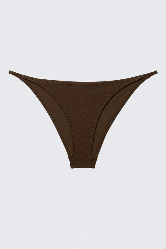 Tanga Brazilian Bikini Bottoms – Dark Brown Tanga Brazilian Bikini Bottoms – Dark Brown