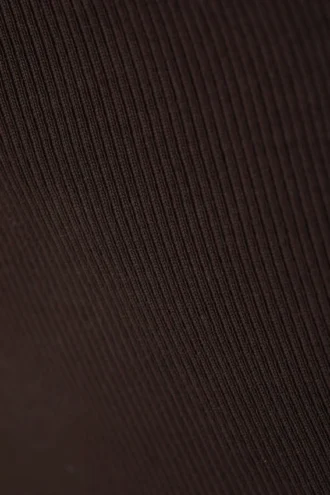 Tania Rib Tube Top – Dark Brown