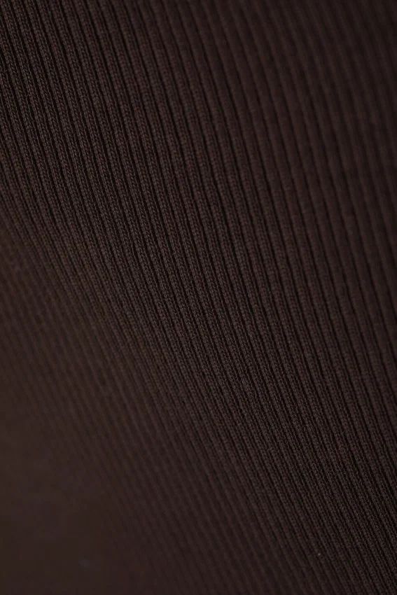 Tania Rib Tube Top – Dark Brown Tania Rib Tube Top – Dark Brown
