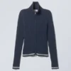 Tarja Sporty Zip Cardigan – Navy Tarja Sporty Zip Cardigan – Navy