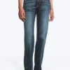 Tension Mid Rise Slim Bootcut Jeans – Deep Sea Blue – Dark Blue Tension Mid Rise Slim Bootcut Jeans – Deep Sea Blue – Dark Blue