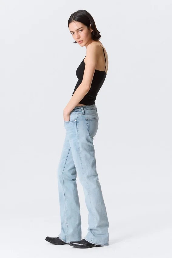 Tension Mid Rise Slim Bootcut Jeans – Dream Blue – Light Blue Tension Mid Rise Slim Bootcut Jeans – Dream Blue – Light Blue