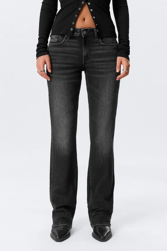 Tension Mid Rise Slim Bootcut Jeans – Paloma Black – Black Tension Mid Rise Slim Bootcut Jeans – Paloma Black – Black