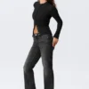 Tension Mid Rise Slim Bootcut Jeans – Paloma Black – Black Tension Mid Rise Slim Bootcut Jeans – Paloma Black – Black
