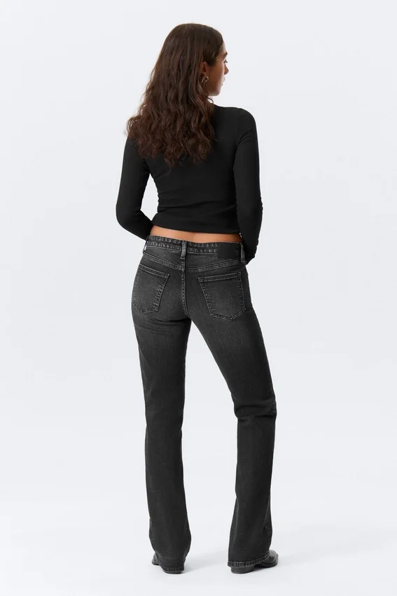 Tension Mid Rise Slim Bootcut Jeans – Paloma Black – Black Tension Mid Rise Slim Bootcut Jeans – Paloma Black – Black