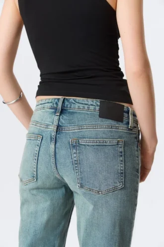 Tension Mid Rise Slim Bootcut Jeans – Perseus Blue – Medium Blue
