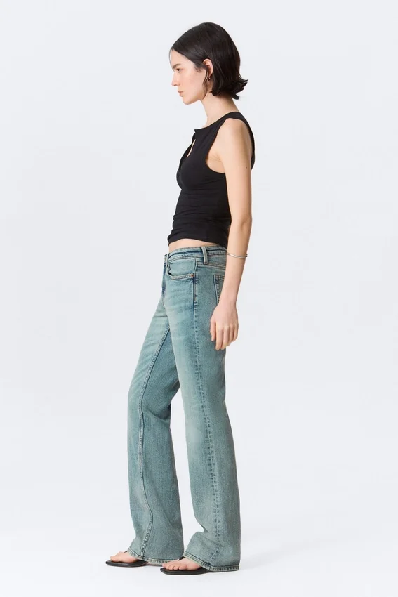 Tension Mid Rise Slim Bootcut Jeans – Perseus Blue – Medium Blue Tension Mid Rise Slim Bootcut Jeans – Perseus Blue – Medium Blue