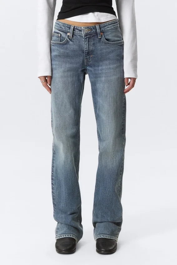 Tension Mid Rise Slim Bootcut Jeans – Thunder Blue – Dark Blue Tension Mid Rise Slim Bootcut Jeans – Thunder Blue – Dark Blue