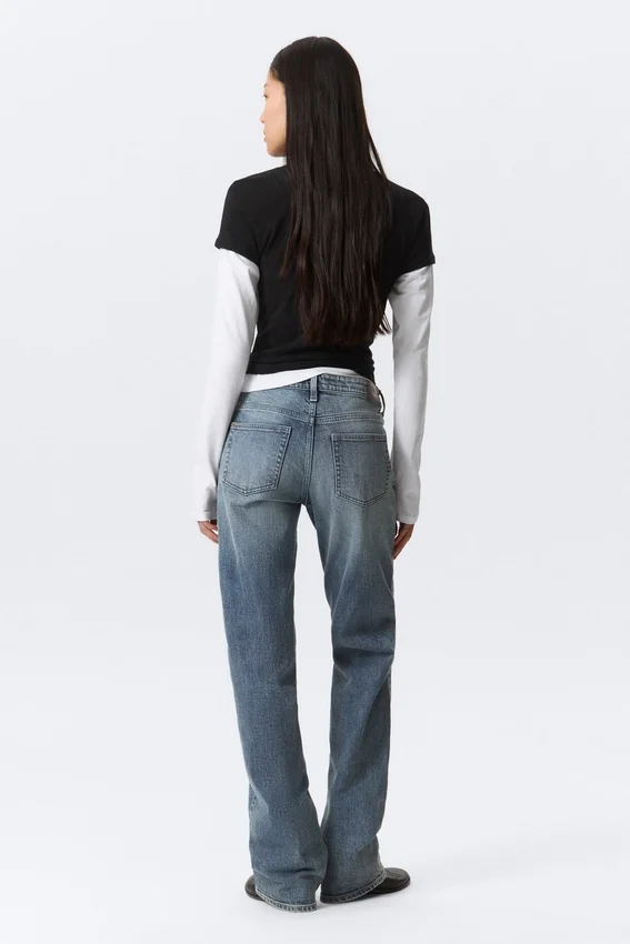 Tension Mid Rise Slim Bootcut Jeans – Thunder Blue – Dark Blue Tension Mid Rise Slim Bootcut Jeans – Thunder Blue – Dark Blue