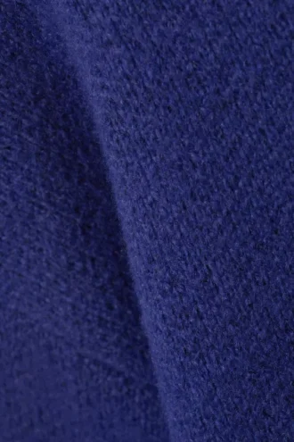 Teo Oversized Wool Blend Knit Sweater – Bright Blue