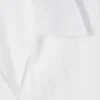 Textured Long-Sleeved Wrap Shirt – Transparent White