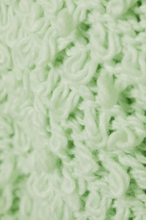 Textured Loop Knit Sweater – Light Green Textured Loop Knit Sweater – Light Green