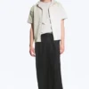 Textured Short-Sleeved Resort Shirt – Light Dusty Mole Textured Short-Sleeved Resort Shirt – Light Dusty Mole