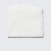 Textured Triangle Knit Scarf – Light White Textured Triangle Knit Scarf – Light White