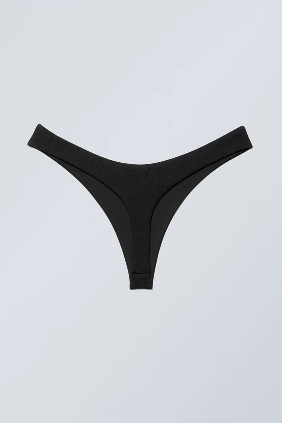 Thong Bikini Bottoms – Black Thong Bikini Bottoms – Black