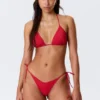 Tie Bikini Tanga Bottoms – Bright Red Tie Bikini Tanga Bottoms – Bright Red