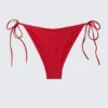 Tie Bikini Tanga Bottoms – Bright Red Tie Bikini Tanga Bottoms – Bright Red