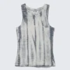 Tie-Dye Fitted Tank Top – Grey Tie-Dye Tie-Dye Fitted Tank Top – Grey Tie-Dye