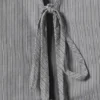 Tie-Front V-Neck Cotton Blouse – Striped Grey Tie-Front V-Neck Cotton Blouse – Striped Grey