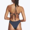 Tie Halter Neck Swimsuit – Dark Blue Tie Halter Neck Swimsuit – Dark Blue