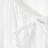 Tiered Cotton Poplin Maxi Dress – White Tiered Cotton Poplin Maxi Dress – White